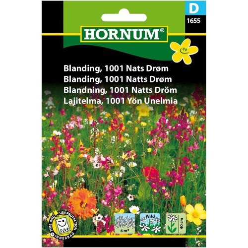 Blomsterblanding Frø - 1001 Nats Drøm