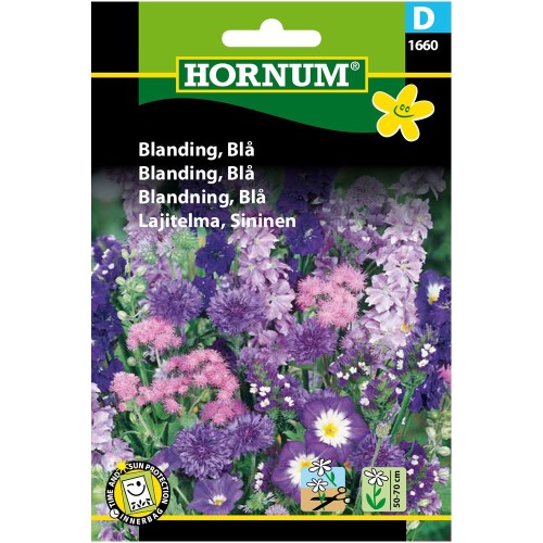 Blomsterblanding Frø - Blå