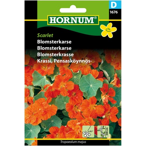 Blomsterkarse Frø - Scarlet