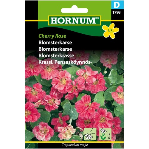 Blomsterkarse Frø - Cherry Rose