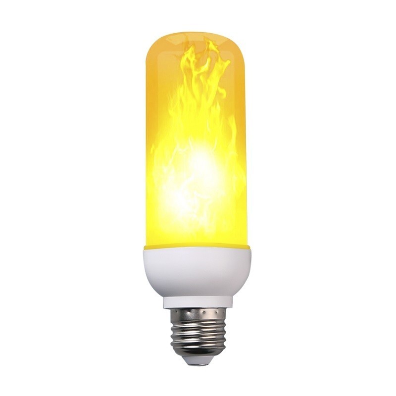 LED Pære med flamme effekt - E27 4W