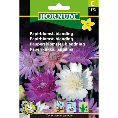 Papirblomst, blanding frø