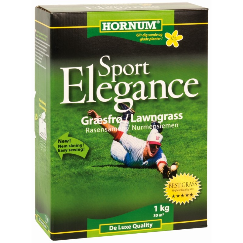 Græsfrø til Sportsplæne - Sport Elegance 1 Kg.