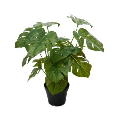 Kunstig Monstera 30 cm. grøn