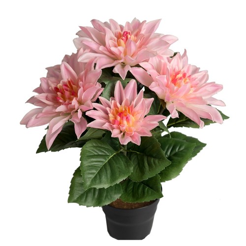 Kunstig dahlia 30 cm. rosa