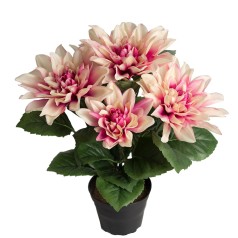 Kunstig dahlia 30 cm. lilla