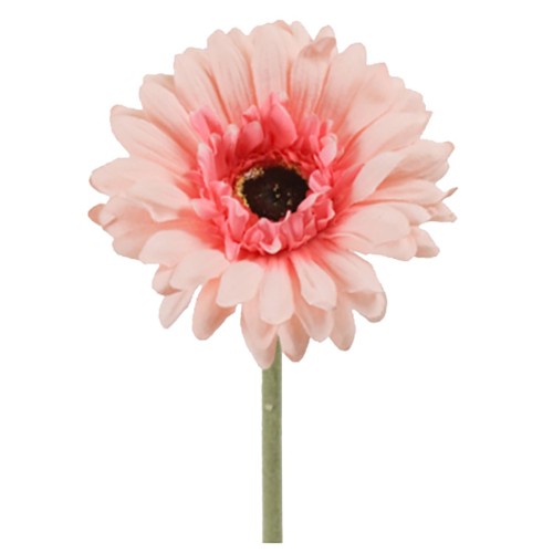 Kunstig gerbera stilk 55 cm. ø10 cm. rosa