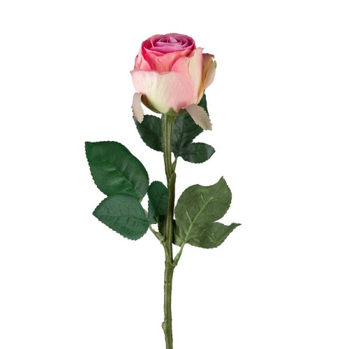 kunstig rose stilk 50 cm. rosa