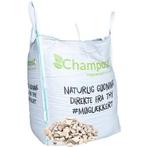 Natursten hvid, 900kg - Bigbag