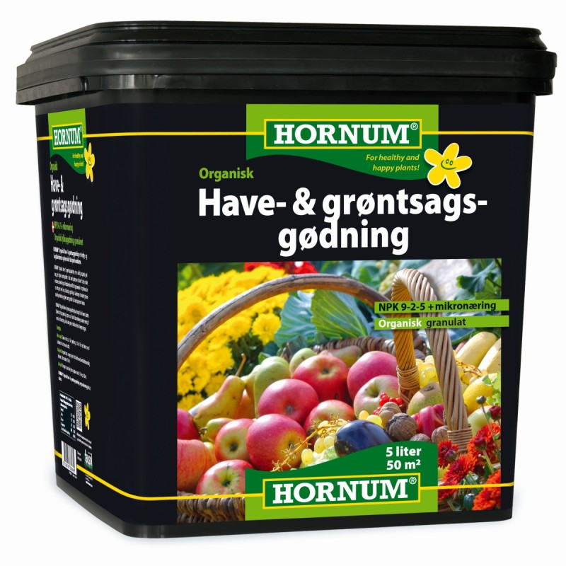 Have og grøntsagsgødning - Organisk 5L