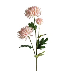 Kunstig chrysanthemum stilk, 60cm rosa