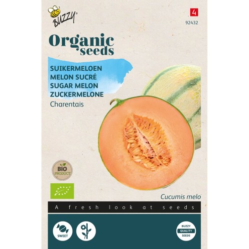 Økologisk, Cantaloupe melon frø - Buzzy