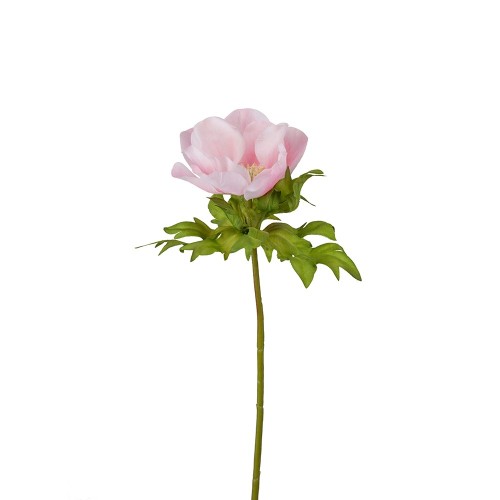 Kunstig Anemone Stilk - 43 cm Rosa