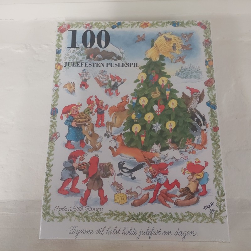 Jule puslespil, Julefesten, 100 brikker