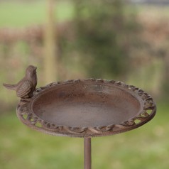 Fuglebad på Fod i Støbejern - 38 cm