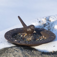 Solur og Fuglebad i Støbejern