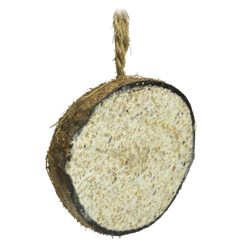 Halv kokosnød med frømix, 200 g