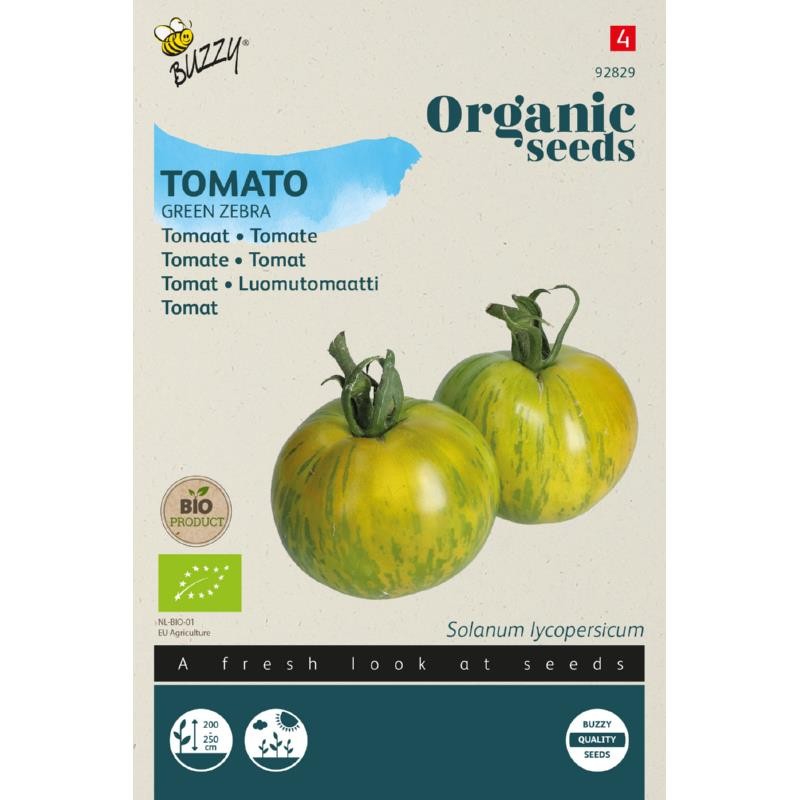 Økologisk tomatfrø, Green zebra