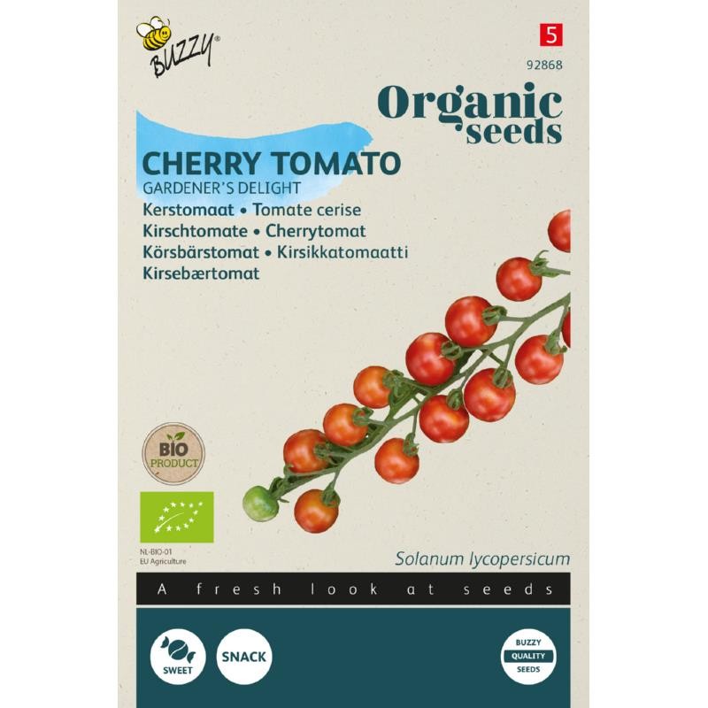 Økologisk cherrytomat frø, Gardener's Delight