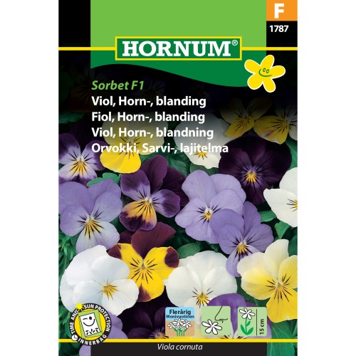 Hornviol frø, Sorbet F1