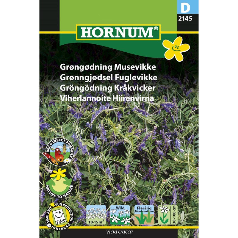 Musevikke frø, 15m2 - Grøngødning