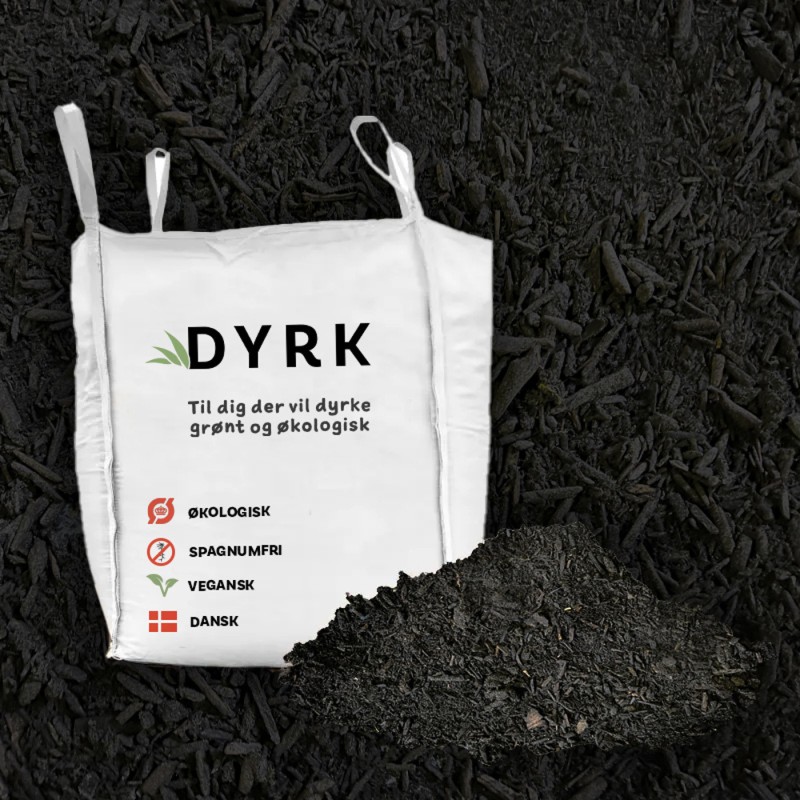 Økologisk & spagnumfri Pilekompost 1500 liter XL-Bigbag