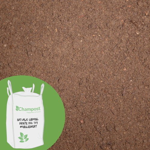 Champost, Harpet Muld, 900 Liter - Bigbag