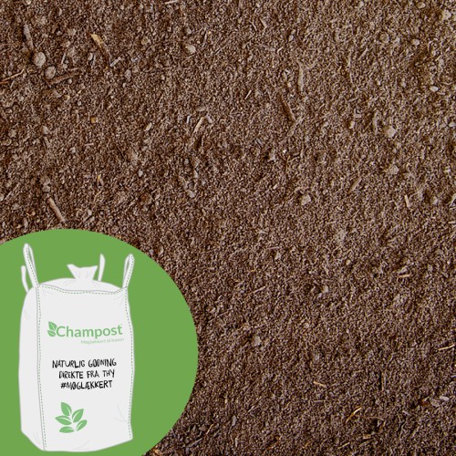 Champost Højbedsmuld, 900 Liter - Bigbag