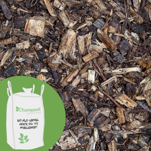 Skovflis, 2500 Liter - Bigbag