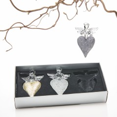 Engle på hjerte, ophæng - 3...