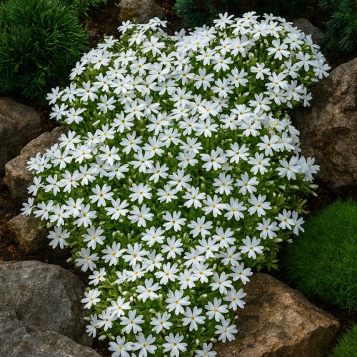 Lyngfloks Fabulous White - Phlox subulata Fabulous White