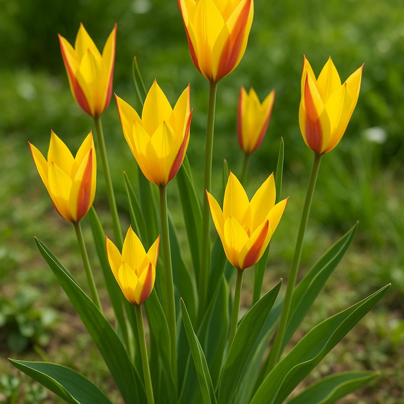 Botanisk tulipan Chrysantha, 50 løg - Tulipa clusiana chrysantha