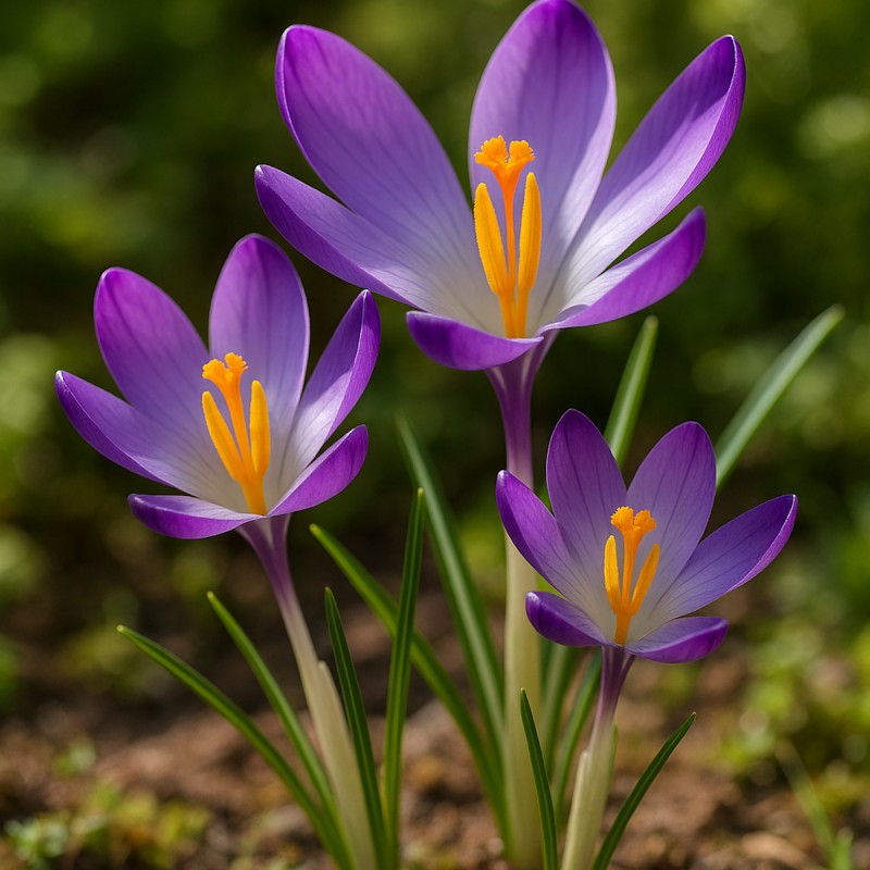 Krokus Barr's Purple, 100 løg - Crocus Barr's Purple