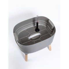 High planter Urbalive - light anthracite