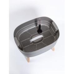 Low planter Urbalive - light anthracite