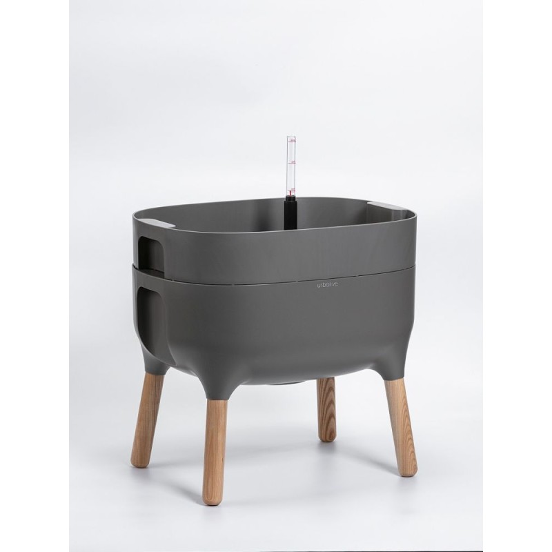 Low planter Urbalive - light anthracite