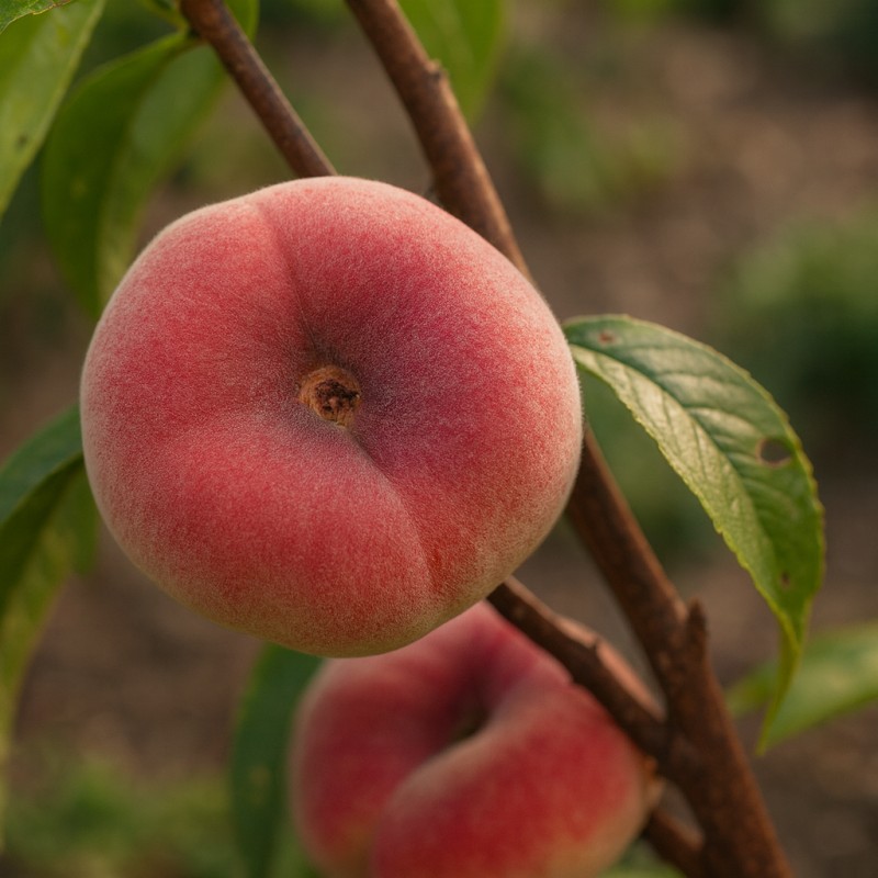 Ferskentr Saturn UFO fersken Prunus Persica Saturne