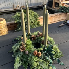 Bind-Selv Adventskrans - Nordisk Grøn