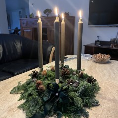 Bind-Selv Adventskrans - Nordisk Grøn