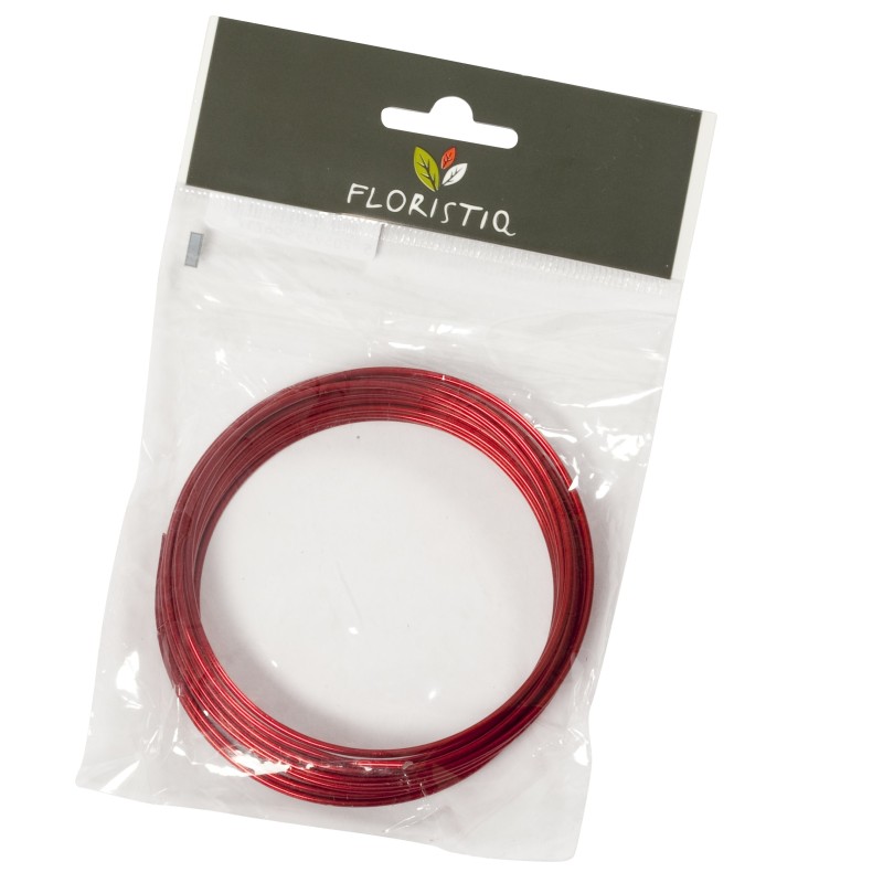 Bonzaitråd 5 meter, Rød