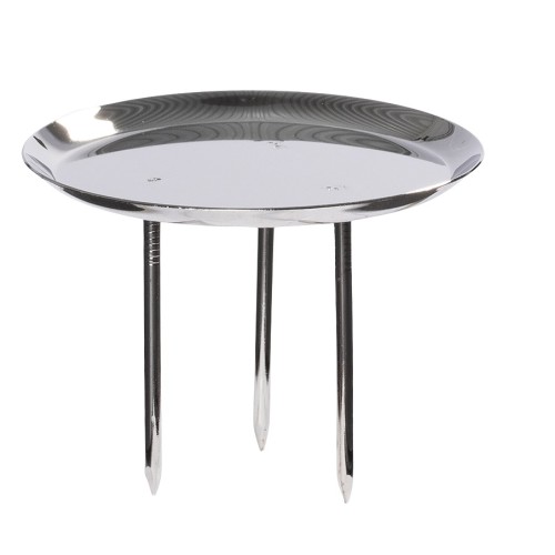 LED Bloklysholder 'Spear' til dekorationer, Sølv