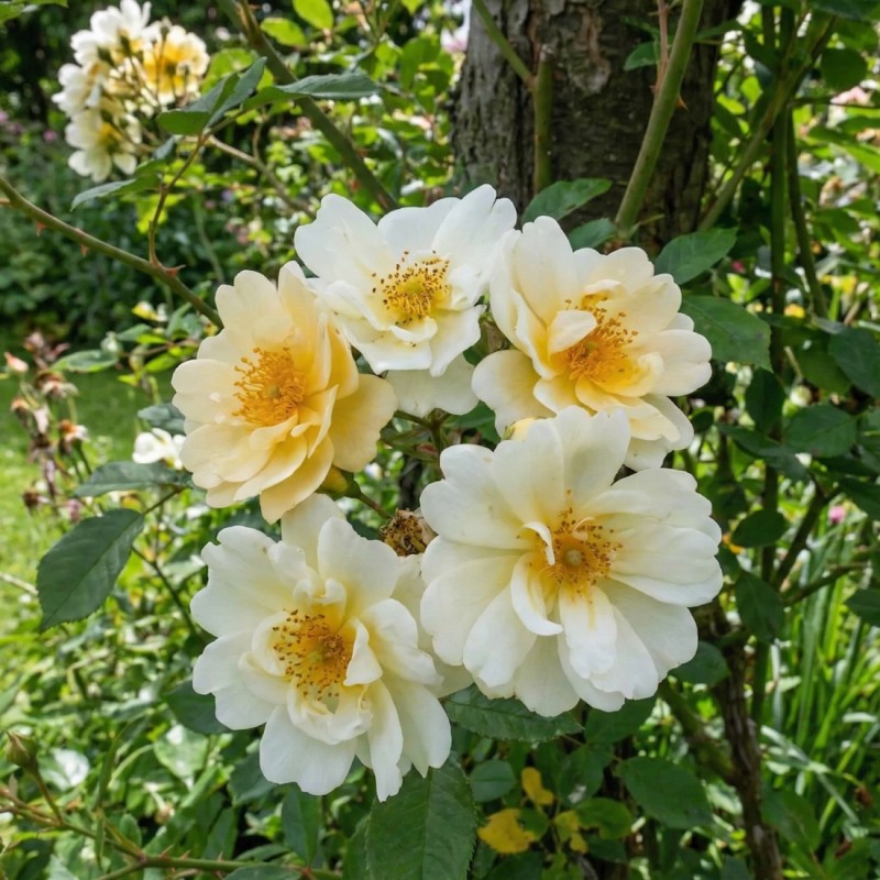 Rose Hybrida - Historisk Klatre Rose / Barrods