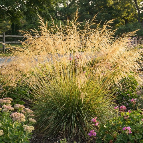 Mosebunke Goldtau - Bakke med 28 plugs. - Deschampsia flexuosa Goldtau