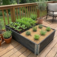 Ukrudtsmåtte 60x80 cm - Kokosmåtte til Halve Pallerammer