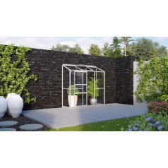 Ida Vægdrivhus 1,3 m2 - Alu - 3mm Glas