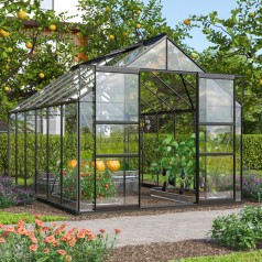 Mars Drivhus 9,9 m2 - Sort...