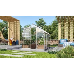 Venus Drivhus 5 m2 - Alu - 3mm delt glas