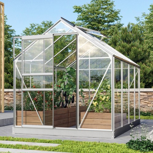 Venus Drivhus 5 m2 - Alu - 3mm delt glas
