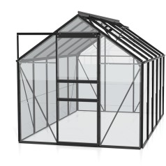 Venus Drivhus 6,2 m2 - Sort - 3mm delt glas