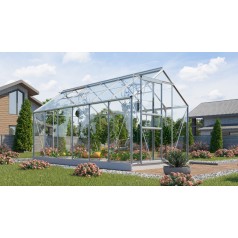 Venus Drivhus 7,5 m2 - Alu - 3mm delt glas